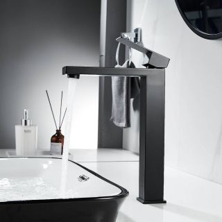 Смеситель для раковины Shevanik S7011H чёрный